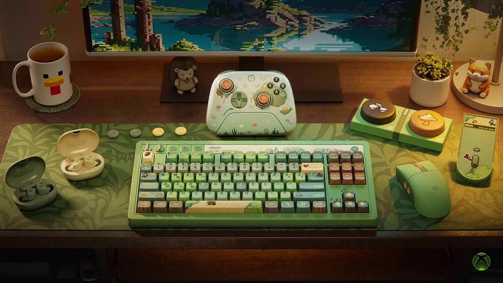 Designed for Xbox Cozy Collection disponible : 8BitDo, SteelSeries et KontrolFreek lancent une gamme d’accessoires au style forestier