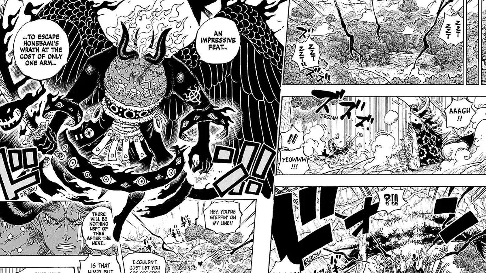 One Piece chapitre 1191 : Imu est officiellement présenté comme le plus puissant des dieux