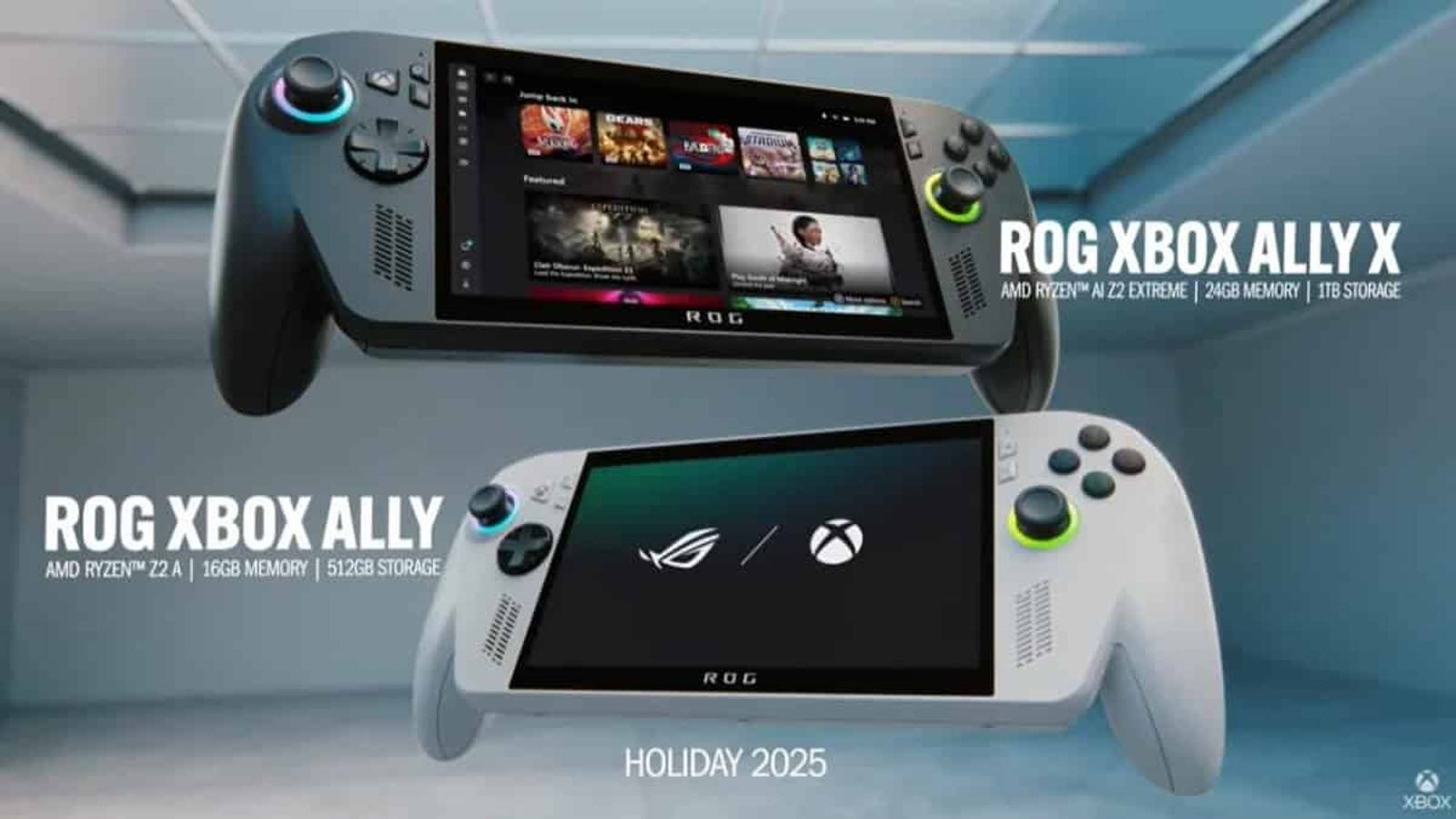 Microsoft annonce la ROG Xbox Ally, sa première console portable