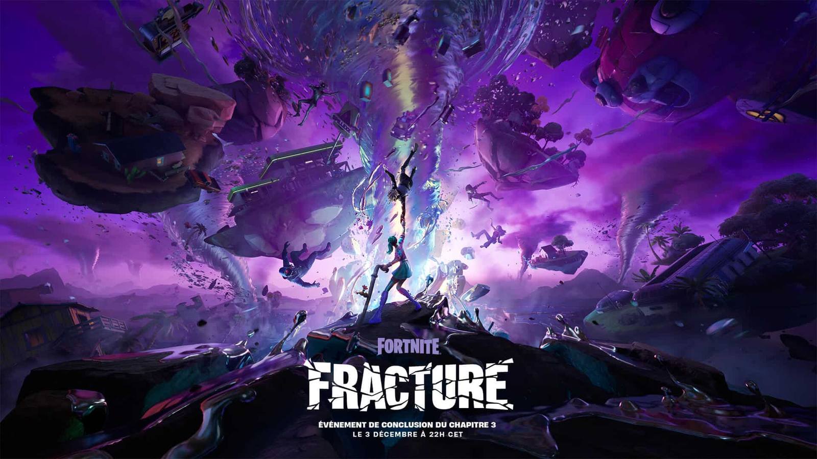 Chapitre 3 de Fortnite : événement Fracture, à quoi sert le compte à rebours ?