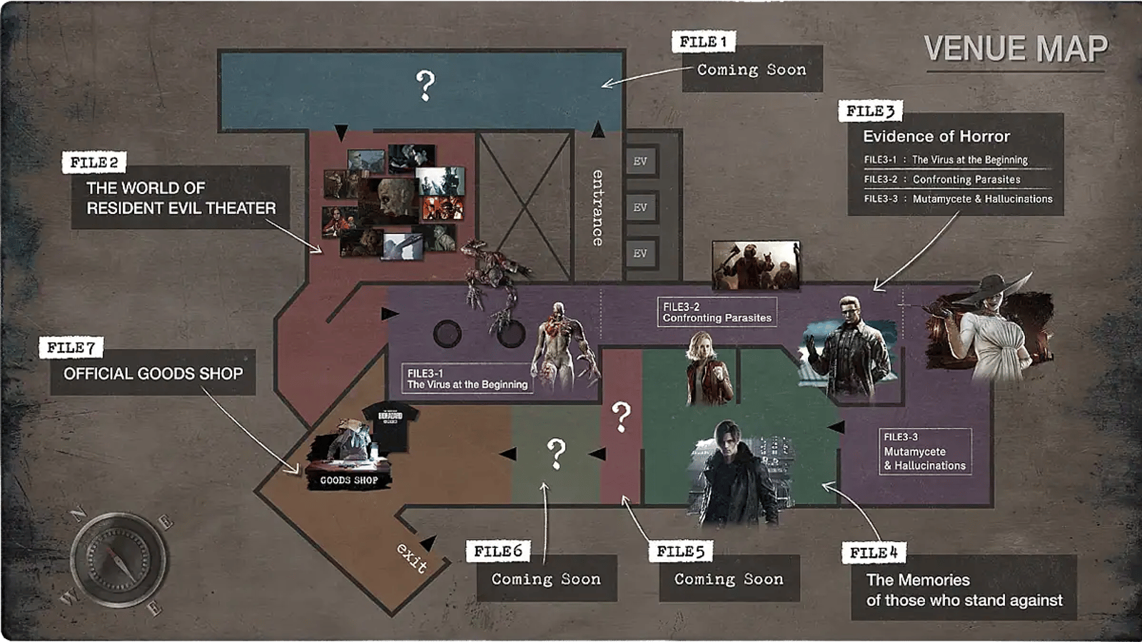 Resident Evil : la carte provisoire et les produits dérivés de l’exposition anniversaire dévoilés