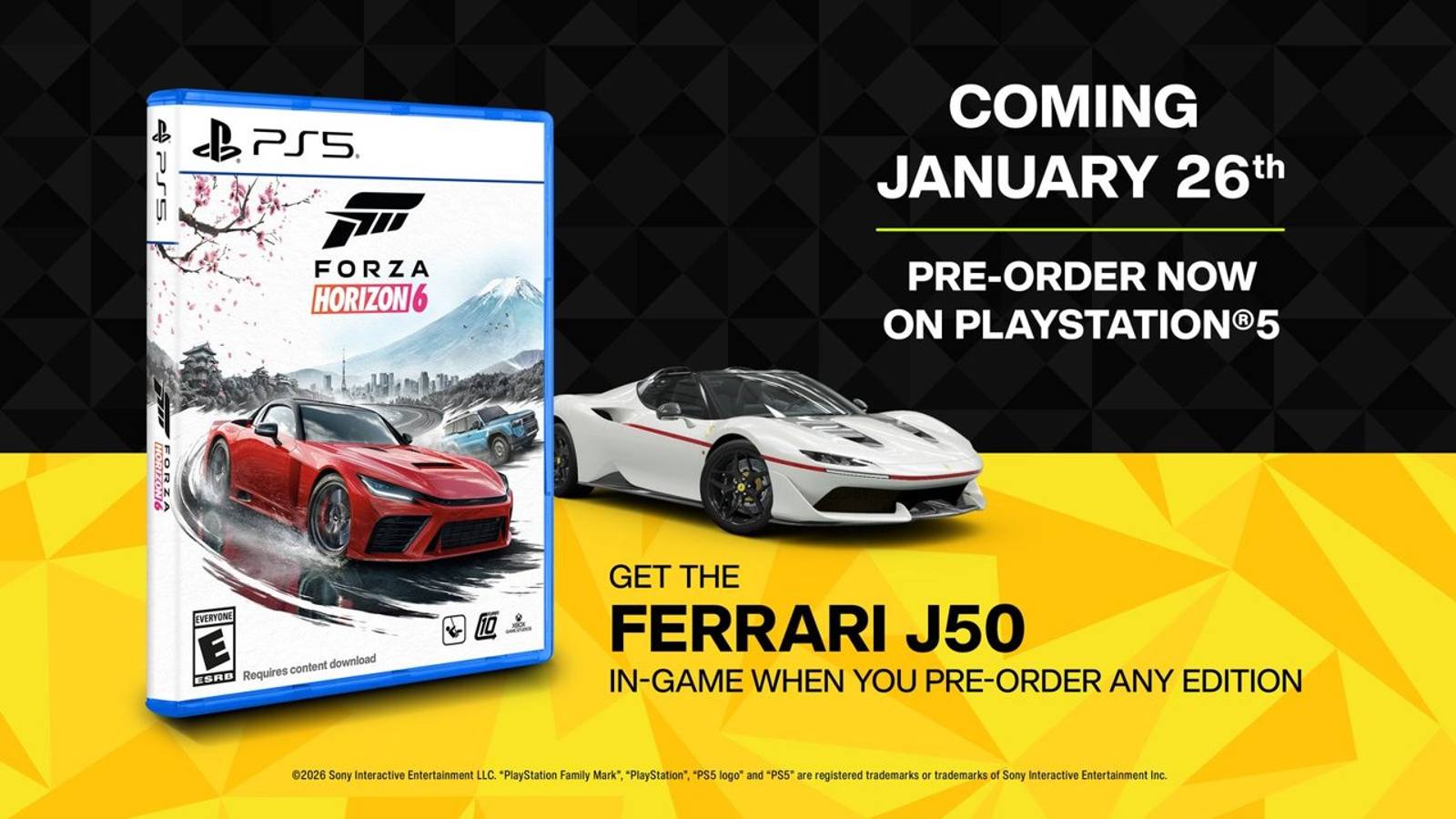 Forza Horizon 6 PS5 : date de sortie, prix, éditions et cross-play