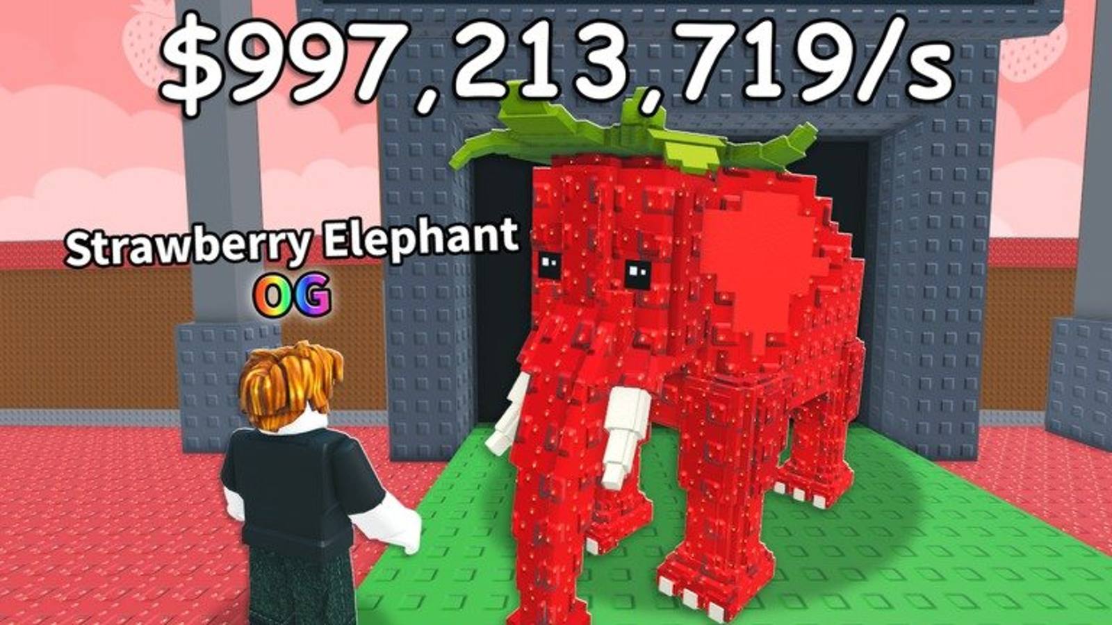 Strawberry Elephant de Steal a Brainrot : OG, prix et obtention