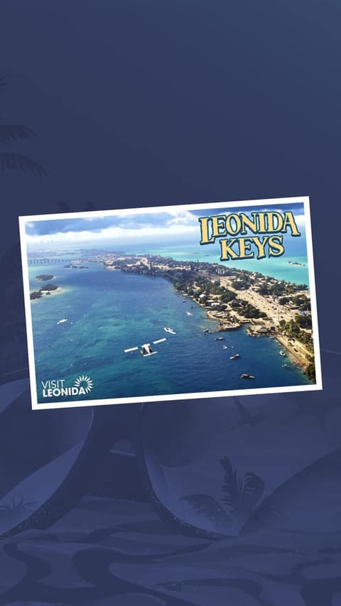 Carte postale « Leonida Keys » de GTA VI : un chapelet d'îles dans une mer turquoise