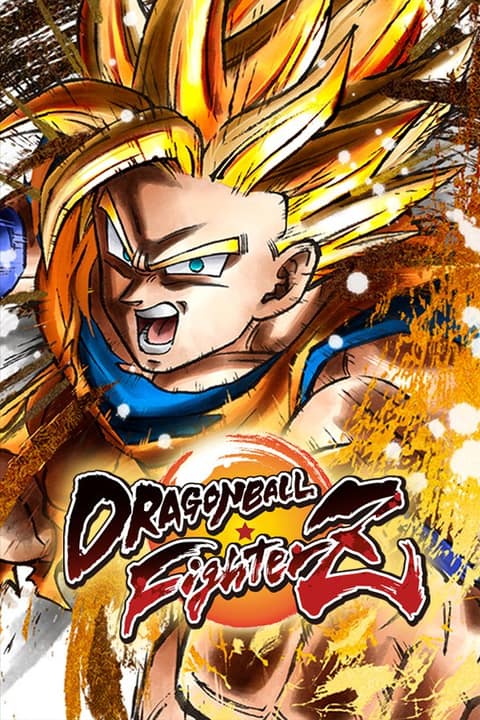 Jaquette de Dragon Ball FighterZ : Goku en Super Saiyan, poing en avant