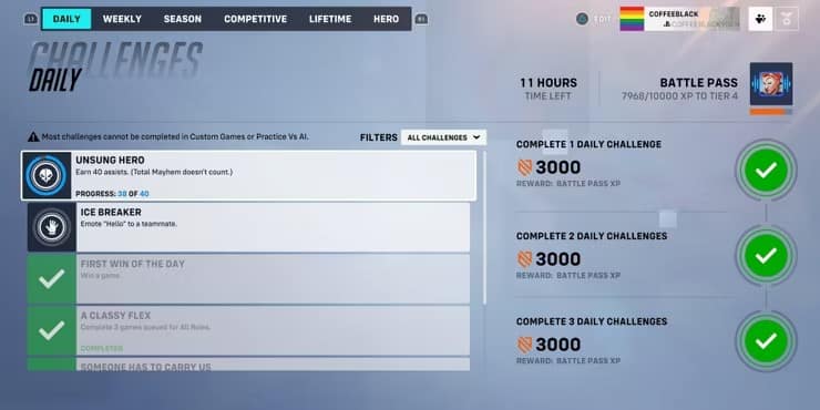 Overwatch 2 Challenges