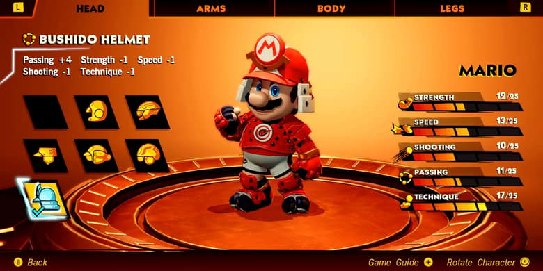 Test de Mario Strikers: Battle League