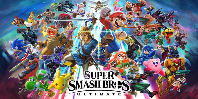 Super Smash Bros. Ultimate : l'ensemble des combattants du jeu réunis, de Mario à Sonic