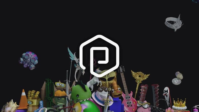 Logo de Roblox Plus entouré d'objets d'avatar