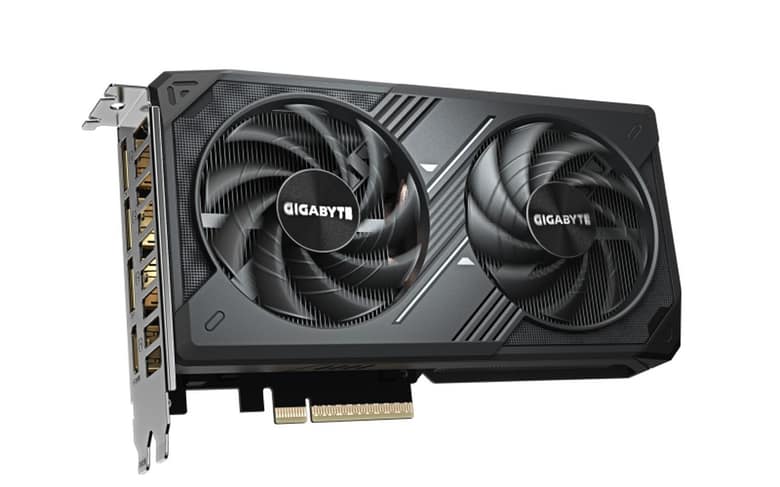 Une GeForce RTX 5060 Gigabyte Windforce à deux ventilateurs