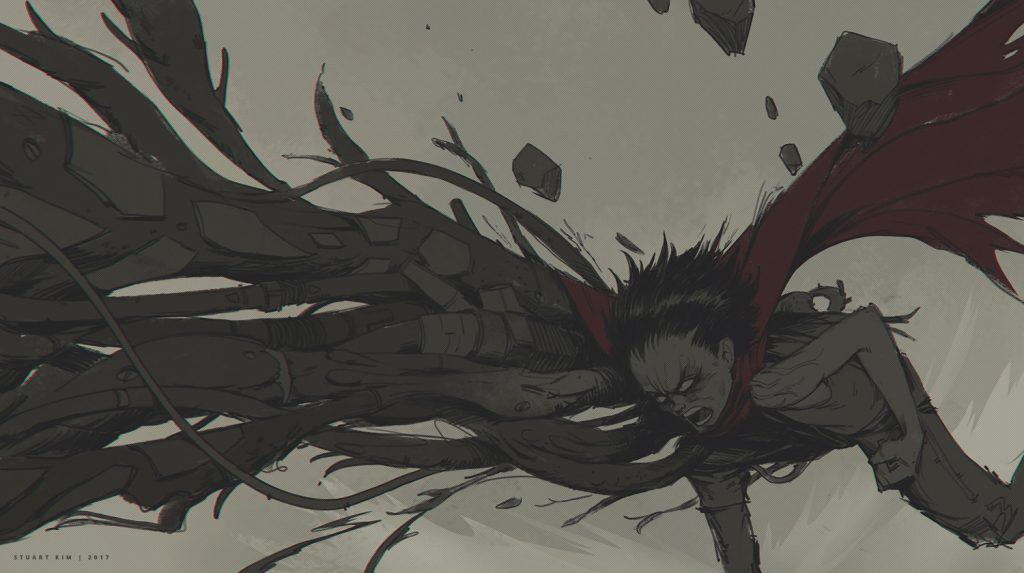 Akira: Tetsuo Shima becomes a god