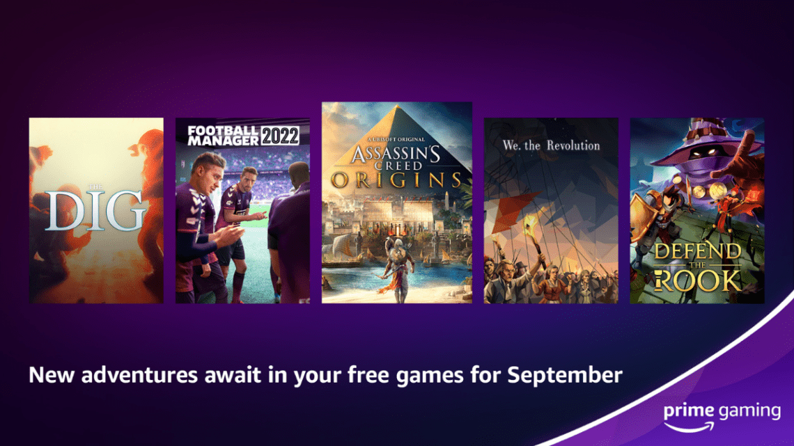Amazon Prime Gaming: 8 jeux offerts en Septembre 2022