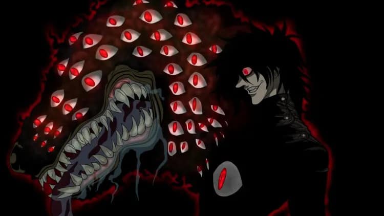 Hellsing: Alucard's familiarity with the Baskervilles