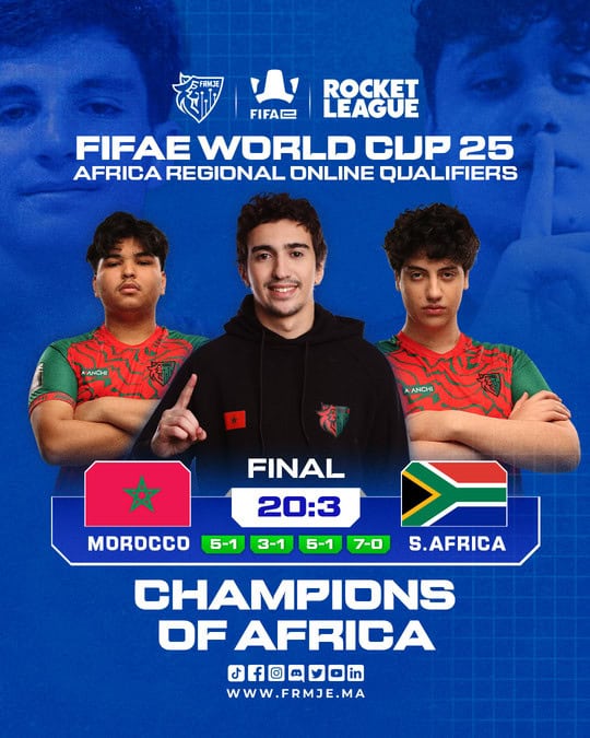 Le Maroc champion d’Afrique de Rocket League après une finale spectaculaire
